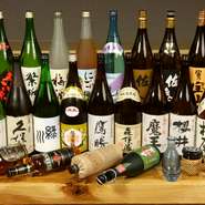 プランの金額により、飲み放題のメニューが変わるという珍しい飲み放題。
通常コースの飲み放題でも、芋・麦・米・そば・黒糖・泡盛など焼酎が盛りだくさん。
他にも日本酒や生ビールなどお酒の種類が豊富