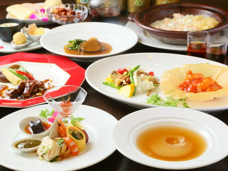 定番から、『あわび』や『フカヒレ』まで。宴会メニュー勢ぞろい