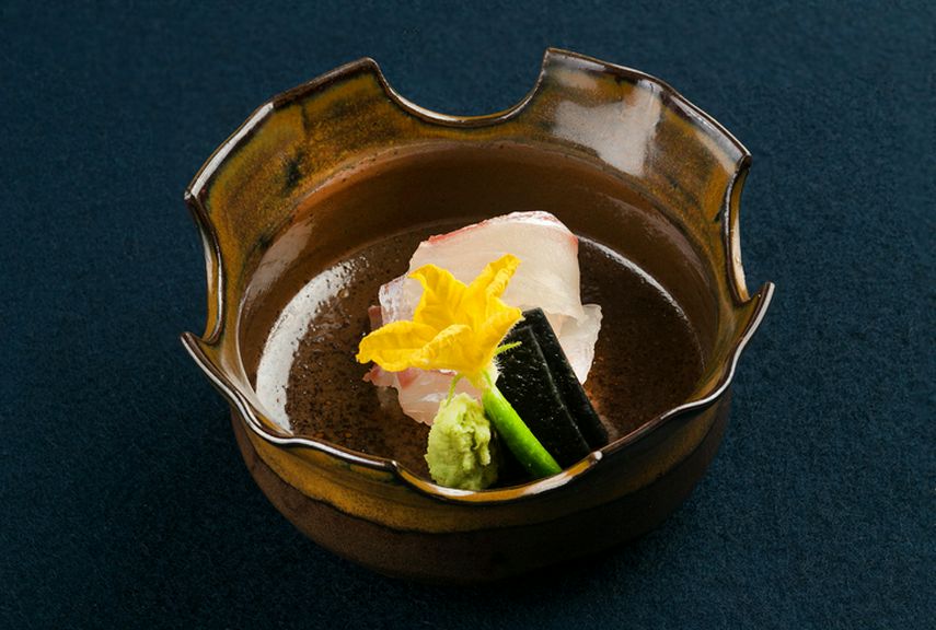 脂ののり具合も見極め、旬の最上の魚介を饗する『お造り』