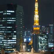 東京タワーを望める都心のダイナミックなロケーションは圧巻