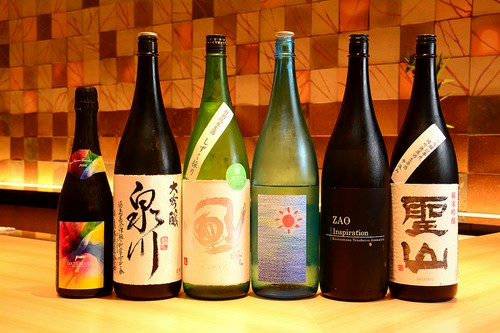 和食とともに味わいたい日本酒が充実