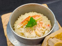 鶏→1540円　五目→1650円　　蟹→1870円
吸い物・香の物付き