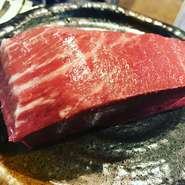 ジューシーな島根和牛ハツ
