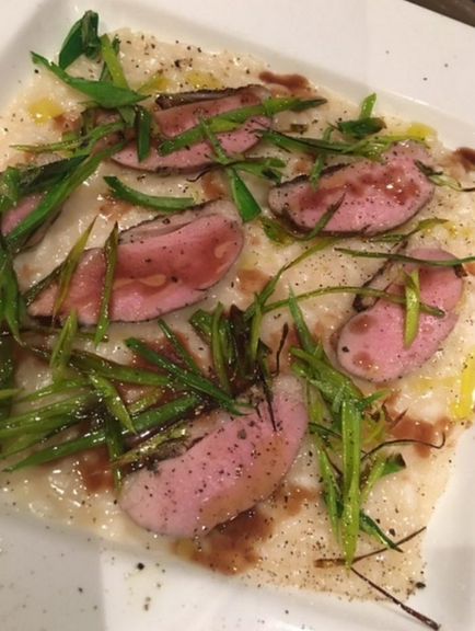 リゾット アナトラ ブラーチェ(鴨炭火焼き)