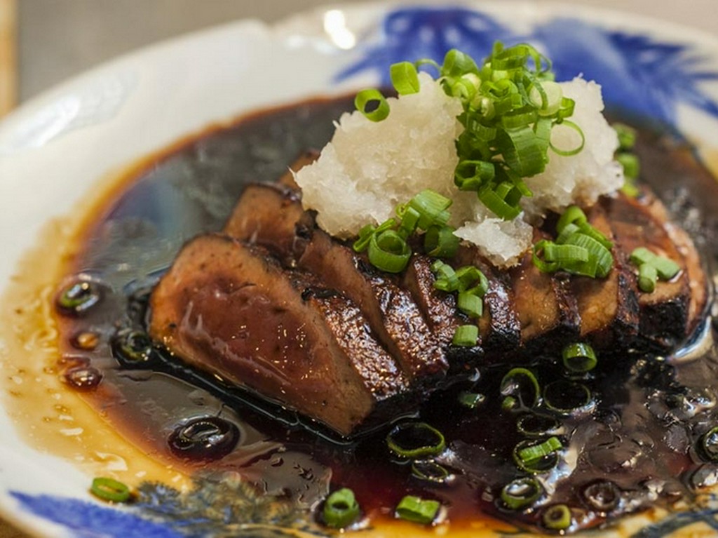 レバーステーキ