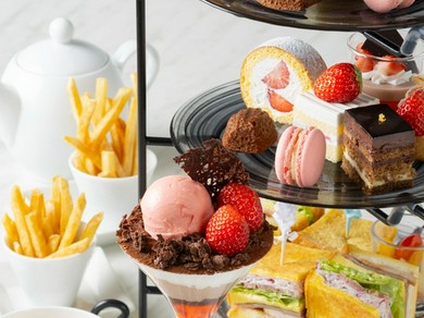 苺×チョコレートアフタヌーンティー