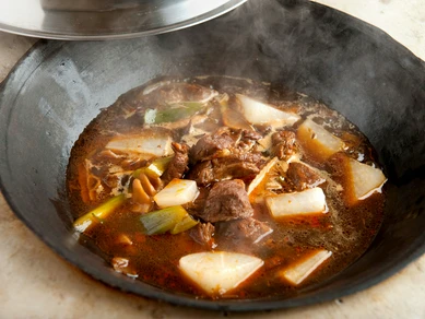 ラム肉と大根がどちらも主役の『ラム肉と大根の醤油炒め煮』