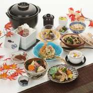 *前菜*お椀*刺身*揚物*預け鉢*焼物*食事*デザート