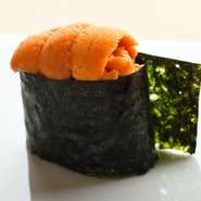 北海道産の「バフンうに」を使っています。