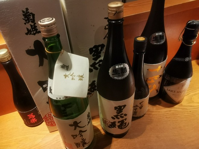 日本酒にこだわっている