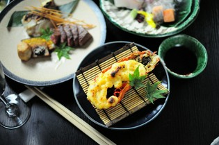 伊勢海老の雲丹クリーム焼き