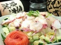 タコやホタテを贅沢に使い
特製のドレッシングで
