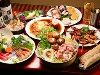 鍋コースは、海鮮寄せ鍋か手作りつくね鍋、どちらかお選びいただけます！