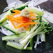 （※ごまドレッシング）