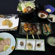 ※4名様以上、前日迄にご予約下さい。
※メニューは変更する場合がございます。ご了承下さい。