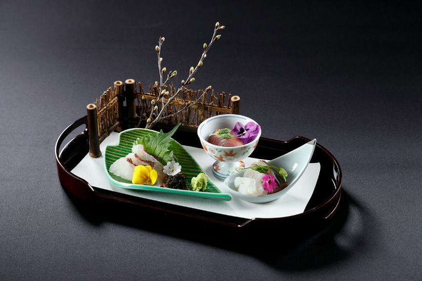 2024.03 日本料理 |造り 桜鯛とキャビア