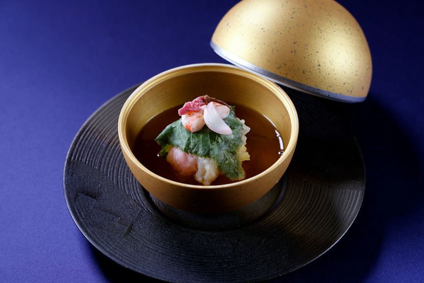 2024.04 鉄板焼 | 神戸牛コンソメプランタニエール