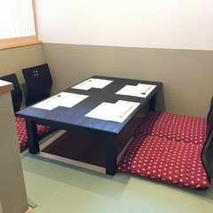 １F　座敷を掘りごたつに致しました！