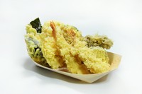 えび２ / れんこん / おくら / なんきん / さつまいも / なす / まいたけ / いか / 白身魚 / のり