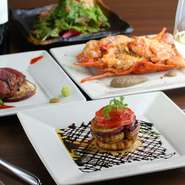 「旬」と「素材の旨み」にこだわるシェフがつくる料理は、いずれ劣らぬ逸品揃い。一人一人に合わせたオリジナルコースにも対応してもらえ、結納や顔合わせなど、大切な方へのおもてなしにお誂え向きです。