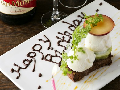 デザートプレートで思い出に残る記念日＆誕生日