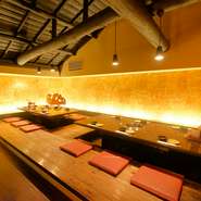 6・10名用の席のほか、プライベート空間の個室も人数に合わせた部屋を利用できます。大人数での食事や、宴会シーズンにも活躍が期待できそうです。