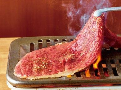 上カルビ姿切り