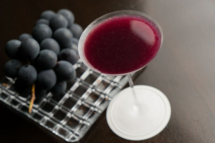 季節ごとに変わる素材の味を楽しむ「巨峰のフレッシュカクテル」