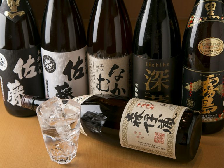 良質なお肉と合わせて愉しみたい、プレミアム焼酎が充実