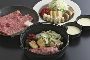 看板メニューの『シロスキ』はここでしか味わえない一品