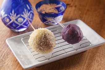 キュートな見た目で女性に好評です『紫いものコロッケ』