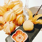 人気メニュー！！蜂蜜をつけてどうぞ！