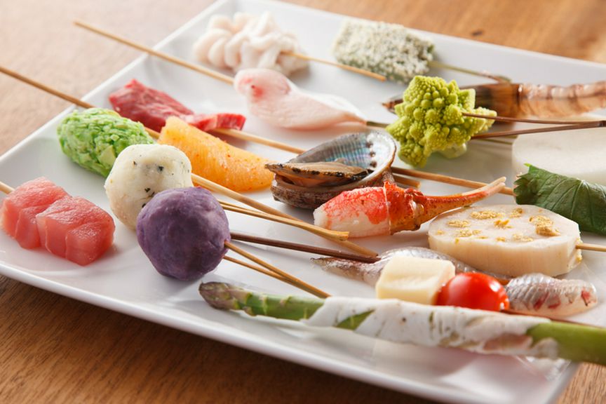 素材の味を大切にして丁寧に揚げています