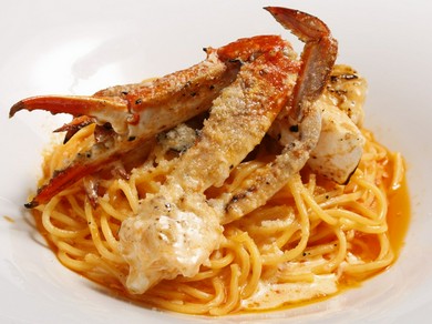 モッツァレラとフレッシュトマトのパスタ