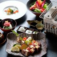 ステーキ坂井では全国から選りすぐりの黒毛和牛を一番おいしい状態で提供しています。もちろんお肉に合わせて選んだ「KENZO ESTATE」のワインも格別。ご来店お待ちしております。