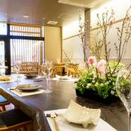 京都の侘び寂びを感じるこだわりの空間