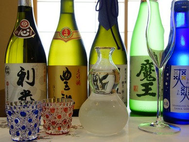 料理に合わせて、奈良の地酒が充実のラインナップ