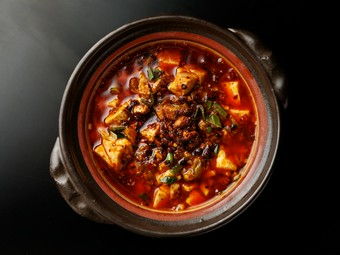 辛さのなかにも旨みあり。創業当時から変わらず人気の『陳麻婆豆腐』