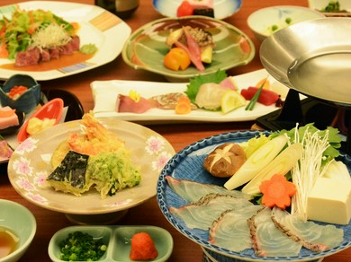 【歓送迎会コース】桜鯛、博多和牛を使用した特別コース
