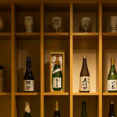 季節の食材の会席料理とともに、旨い銘酒をゆっくり味わう