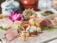 料理長が厳選した旬の魚介を刺身で楽しむ　お昼限定『お造り御膳』