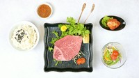 A5黒毛和牛「シャトーブリアンステーキ100ｇ」・特製白菜キムチ・サラダ・ライス