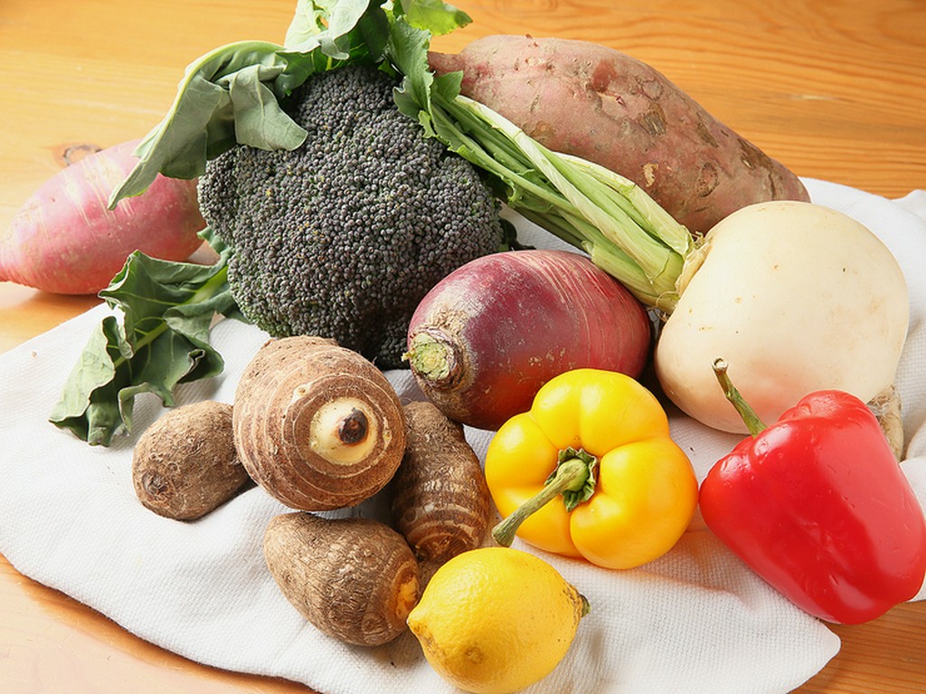 愛知県や岐阜県など、地元でとれる無農薬野菜へのこだわり