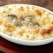 牡蠣とチーズのクリームグラタン　2P