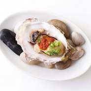 トリュフタルタルソースの焼き牡蠣