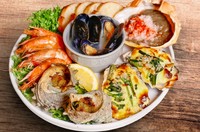 シーフードのグリル盛り合わせ