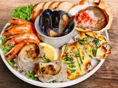 シーフードのグリル盛り合わせ