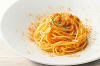 1.ウニのペペロンチーノ　カラスミかけ
※Lサイズは＋￥610（税込￥671）