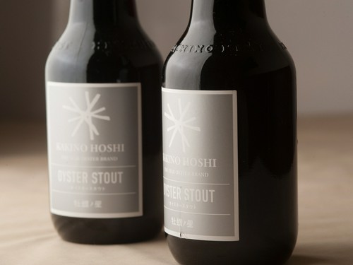 牡蠣に合わせてつくられたオリジナルクラフトビール『黒ビール』