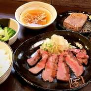 あれもこれも食べたい、欲張りさんに！たん焼、ゆでたん、たんシチュー、小鉢、お漬物、たんスープ、ライス